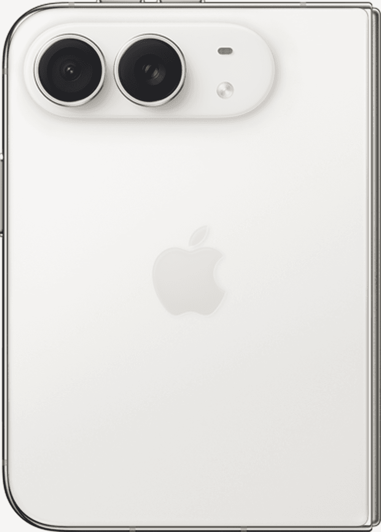 iPhone Duo, folded, Star White, back